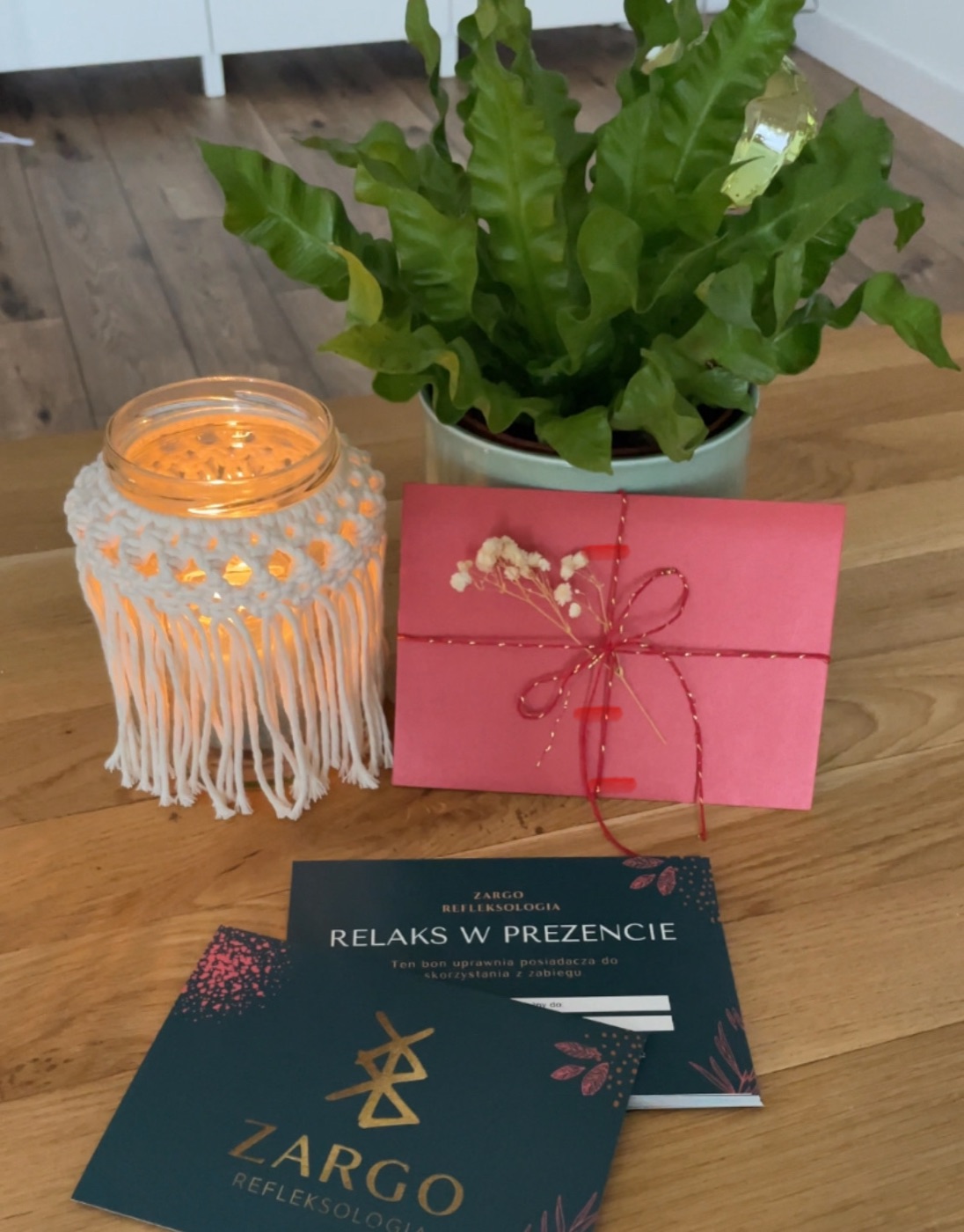 Bon podarunkowy Zargo — relaks w prezencie